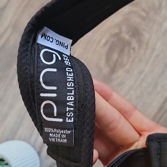 Ping l visor l black l like new l golf hat l ping - Picture 6 of 6